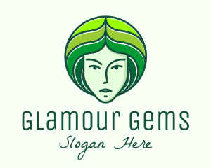 Beautiful Nature Woman  logo design