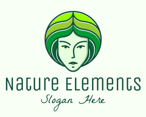 Beautiful Nature Woman  logo design