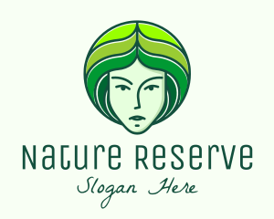 Beautiful Nature Woman  logo design