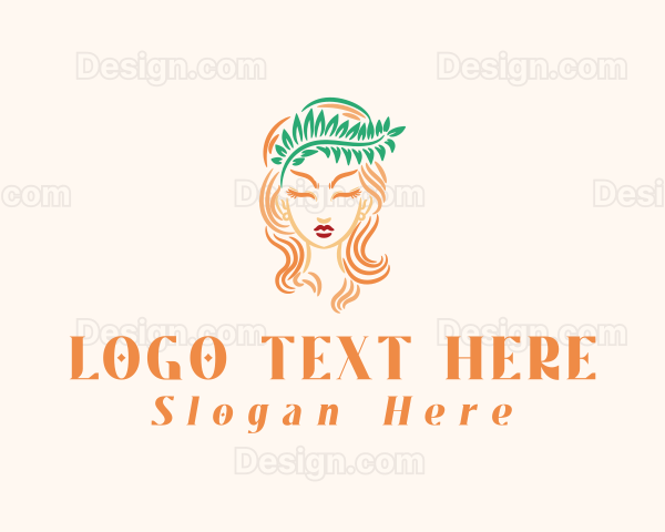 Beautiful Nature Woman Logo