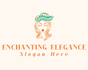 Beautiful Nature Woman logo design