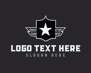 Military Veteran Shield logo