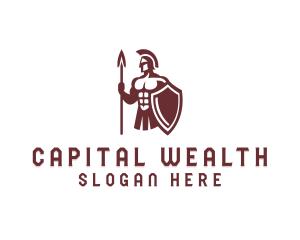 Spartan Financing Knight logo design