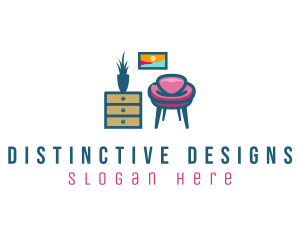 Interior Designer Furnishing logo design