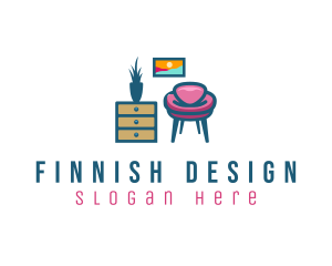 Interior Designer Furnishing logo design