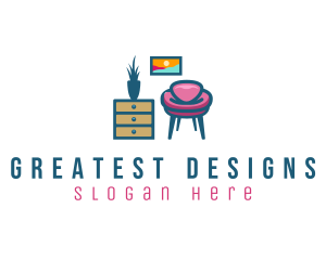 Interior Designer Furnishing logo design