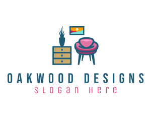 Interior Designer Furnishing logo design