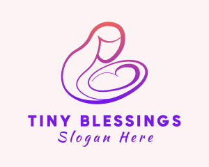 Baby Breast Feeding Clinic logo design