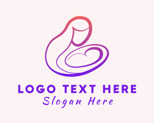 Gynecology - Baby Breast Feeding Clinic logo design