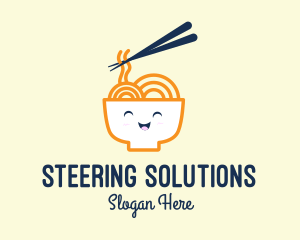 Happy Bowl Noodles logo design