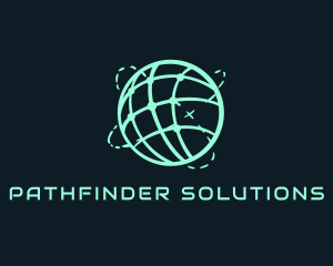 Digital Globe Travel Navigation logo design