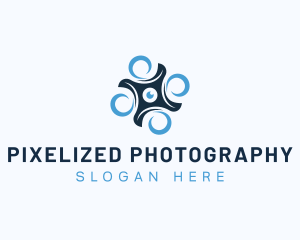 Drone Aerial Surveillance logo design