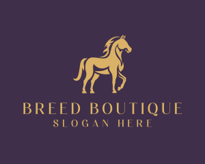 Walking Horse Equestrian  logo design