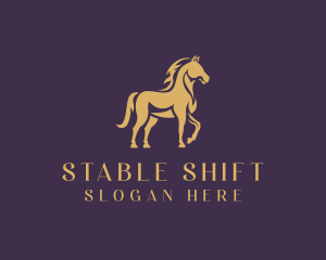 Walking Horse Equestrian  logo design