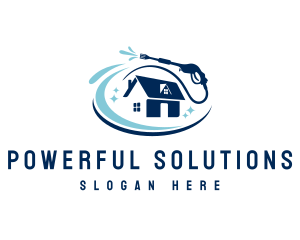 Pressure Washer Household logo design