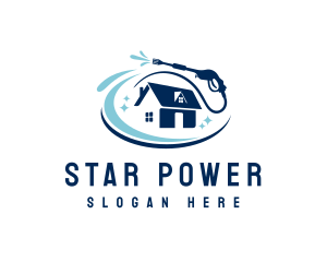 Pressure Washer Household logo design