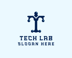 Tech Firm Letter T logo design