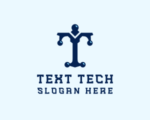 Tech Firm Letter T logo design