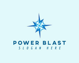 Electronic Power Lightning logo design