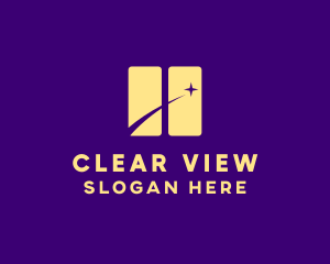 Shooting Star Window logo design