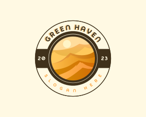 Desert Dune Landscape logo