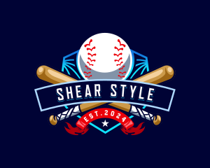 Baseball Sports League Logo