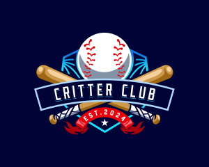 Baseball Sports League logo design