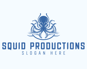 Mythical Squid Monster logo