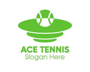 Green Tennis Court logo