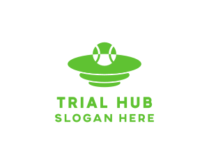 Green Tennis Court logo