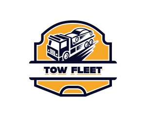 Vehicle Tow Truck logo design