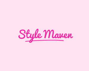 Fashion Script Brand logo design