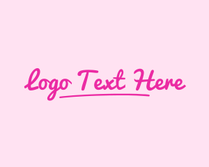 Name - Fashion Script Brand logo design