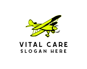 Flying Pilot Airplane Logo