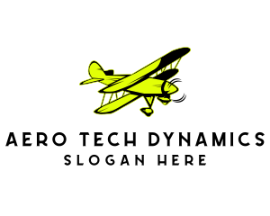 Flying Pilot Airplane logo design