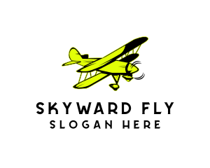 Flying Pilot Airplane logo