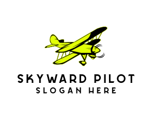 Flying Pilot Airplane logo