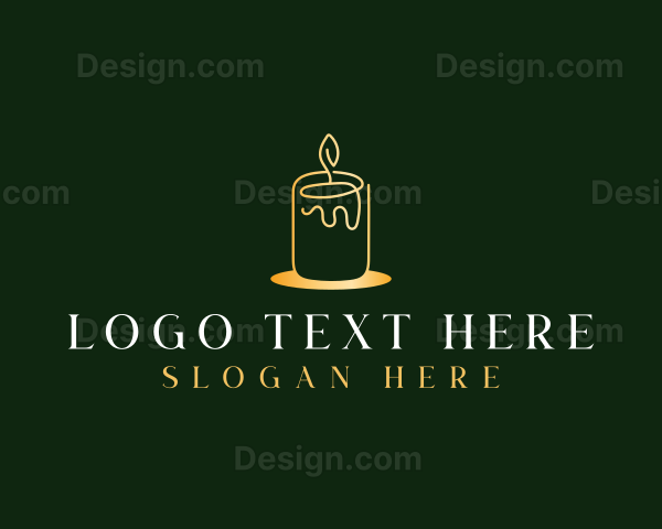 Wax Candle Light Logo