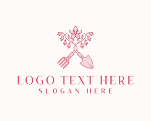 Floral Landscaping Trowel logo