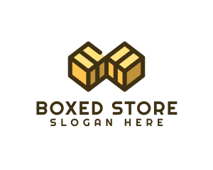 Delivery Box Infinity  logo design