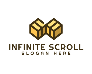 Delivery Box Infinity  logo design