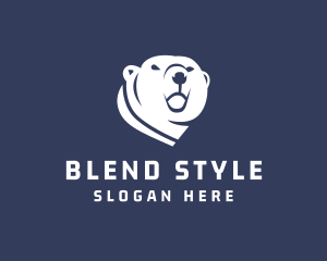 Wild Polar Bear logo design