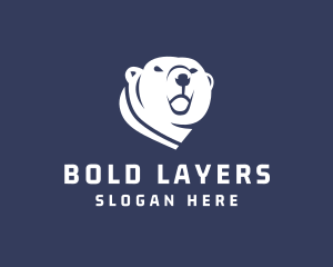 Wild Polar Bear logo design