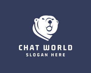 Wild Polar Bear logo design