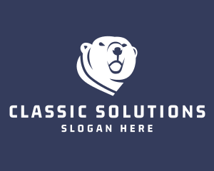 Wild Polar Bear logo design