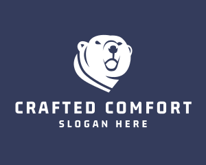 Wild Polar Bear logo design