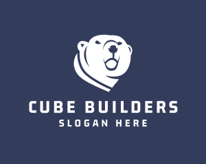 Wild Polar Bear logo design