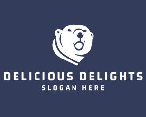 Wild Polar Bear logo design