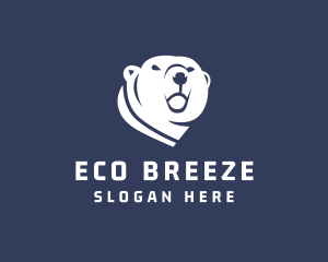 Wild Polar Bear logo design