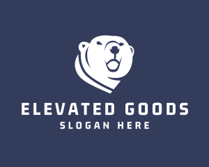 Wild Polar Bear logo design